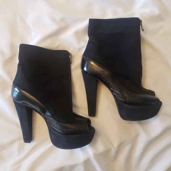 Marni Platform Peep Toe Ankle Boot Size IT 36/US 6 - Picture 2 of 14